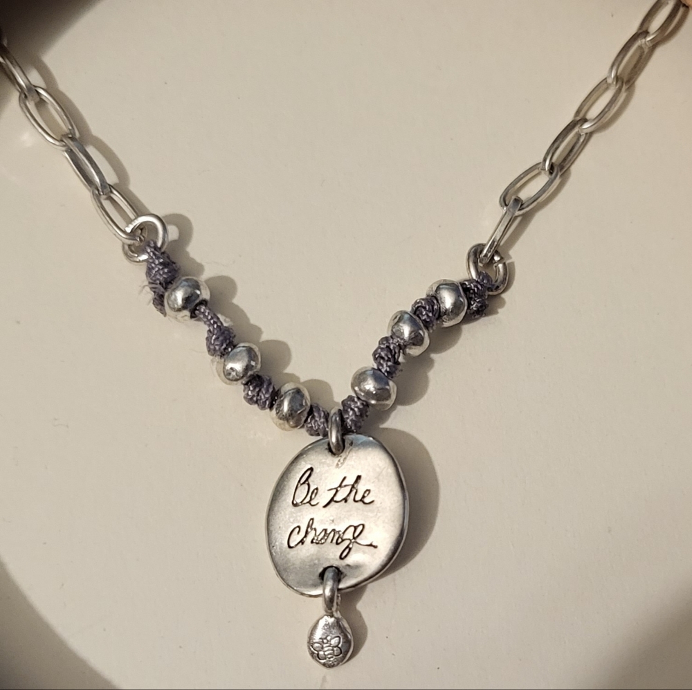 **SALE** Bella Uno Bellisima Necklace. "Be The Change". Brand New.